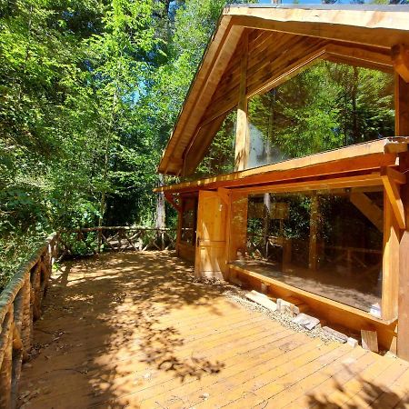 Chalet Vivir El Bosque Huilo Huilo Villa Екстериор снимка